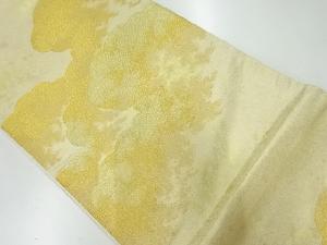 アンティーク　雲模様織出し袋帯（材料）